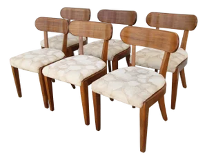 Mid 20th Century 239-4 Edward Wormley Precedent By Drexel Dining Chairs - Set of Six