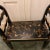 Mid 20th Century Black & Gold Chinoiserie Regency Style Bench For Sale - Image 4 of 7