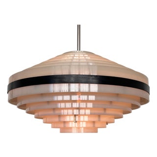 Mid-Century Modern Space Age Pendant Light, 1970s For Sale