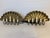 1960s Vintage Large Swedish Style Shell-Form Wall Sconces-a Pair For Sale - Image 5 of 7