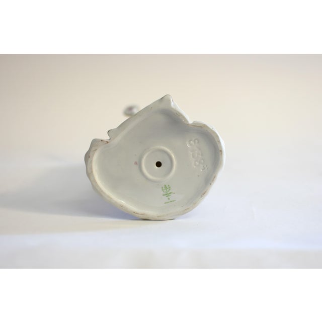 Holloháza Porcelain Figurine Lady With Mirror For Sale - Image 11 of 11