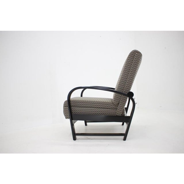 Czechoslovakian Adjustable Armchair, 1940s For Sale - Image 11 of 17