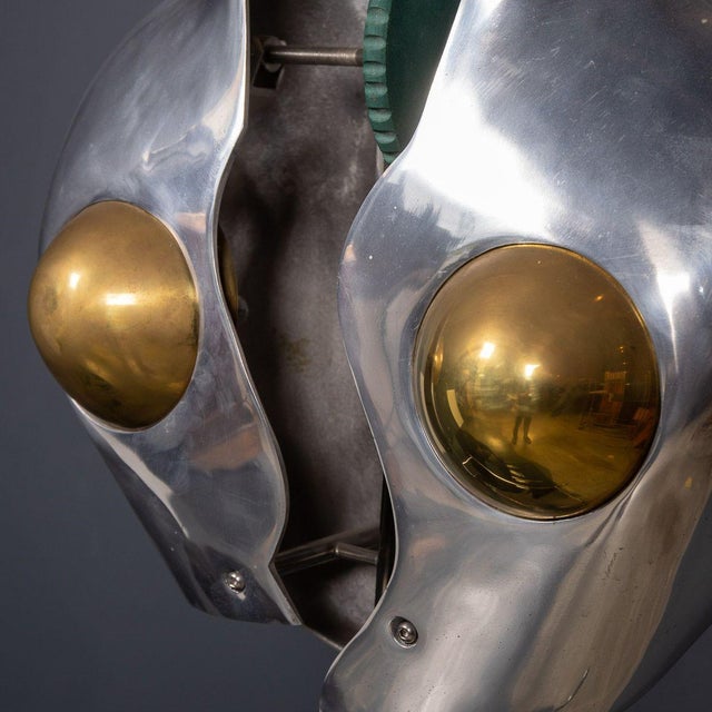 1980s Polished Metal Torso Valet Stand, Circa 1980 For Sale - Image 5 of 18