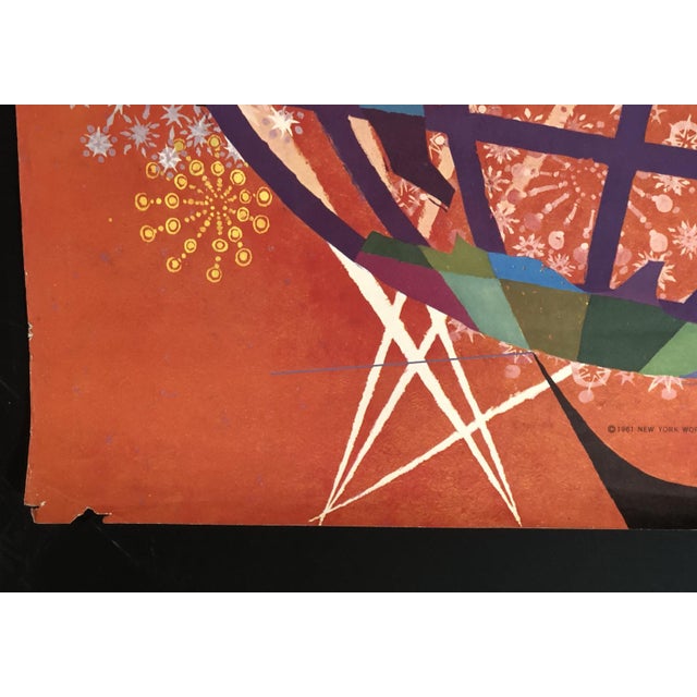 New York Worlds Fair Poster by David Klein, 1961 For Sale - Image 9 of 15