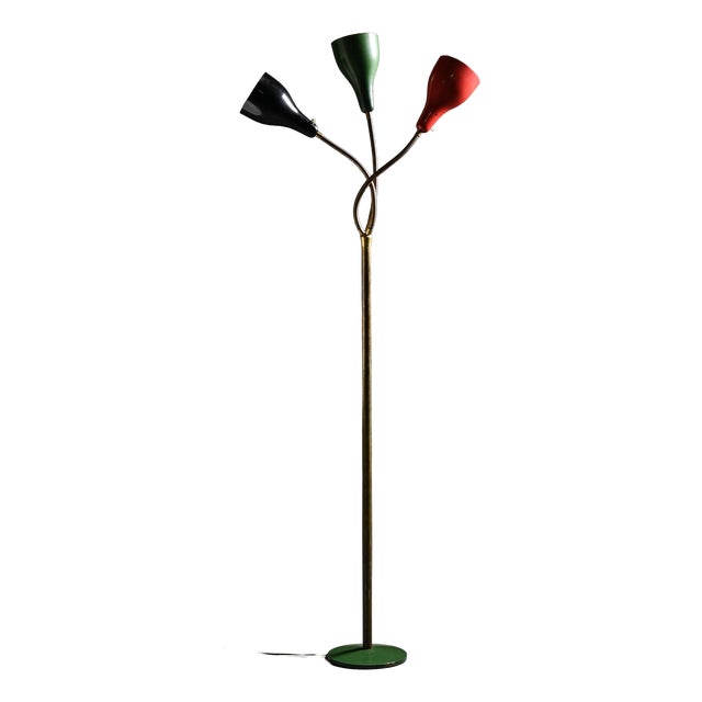 Adjustable Floor Lamp by Giuseppe Ostuni, Oluce 1950 from Oluce For Sale