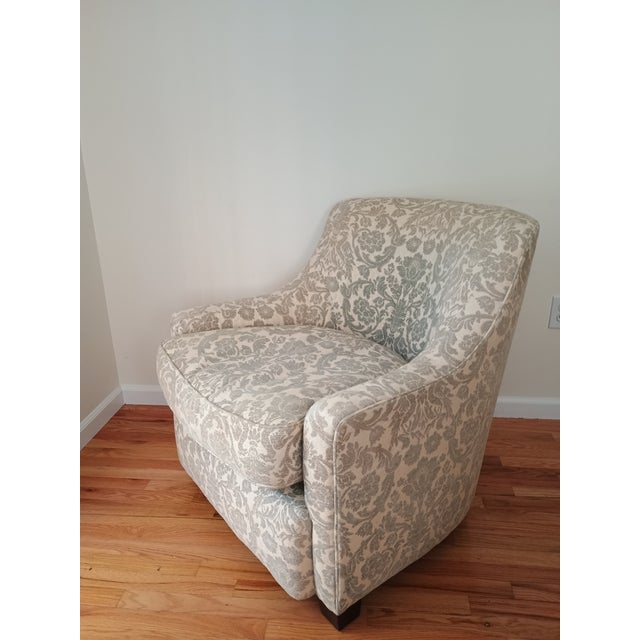 Beautiful Baker Furniture Slopearm Club Chair. From a large Connecticut Estate. This is chair #3 and is one of four...