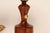 Brown 1960s Danish Modern Diminutive Sculptural Teak and Brass Table Lamps - a Pair For Sale - Image 8 of 17