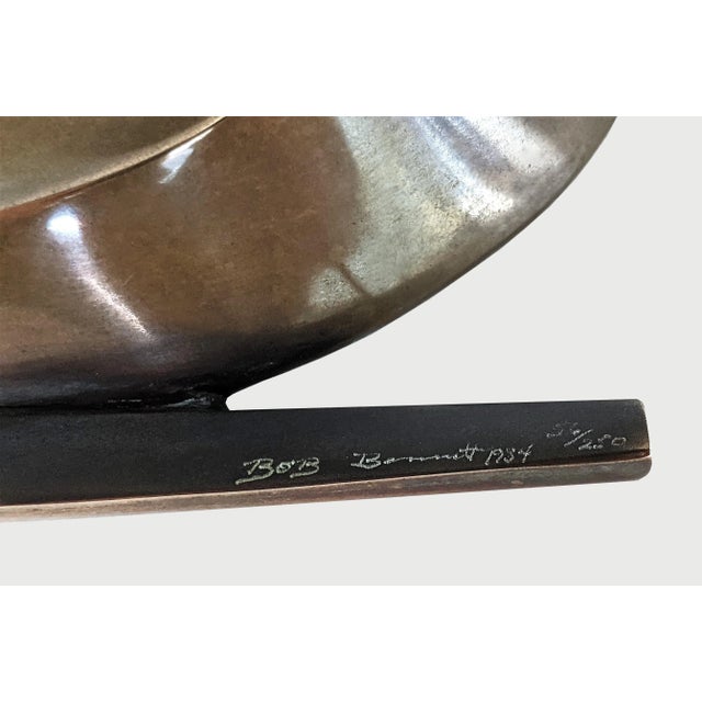 Vintage Signed Bob Bennett Bookends Sculptures - a Pair For Sale - Image 10 of 11