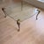 Vintage Hollywood Regency Cast Bronze & Shaped Glass Coffee Table in the Manner of p.e. Guerin For Sale In Los Angeles - Image 6 of 7