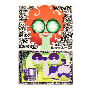 1969 German Exhibition Poster: Studio Bühne: Heidenheimer Volksschauspiele