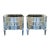 Pair of Art Deco Nancy Corzine Signed Mirrored Nightstands For Sale