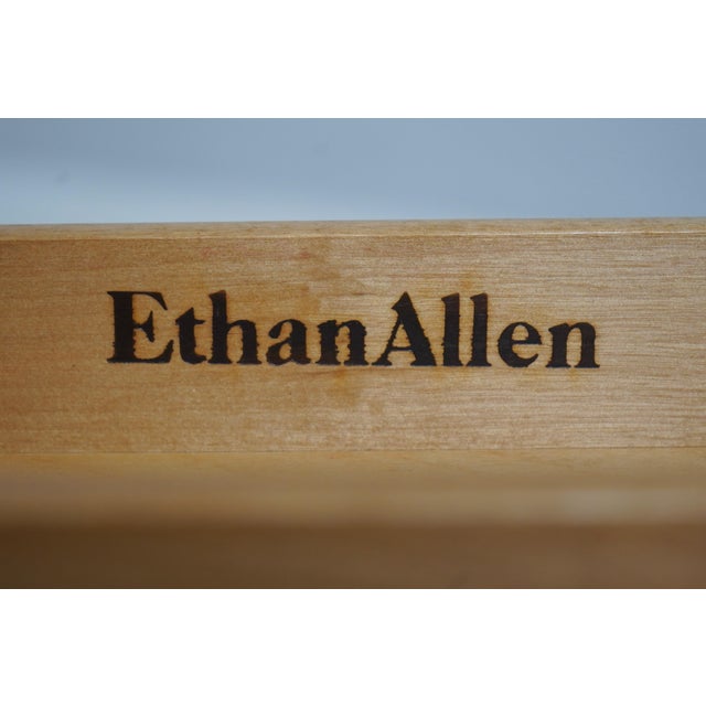 Pair Ethan Allen Georgian Court Cherry Drop Leaf End Tables For Sale - Image 18 of 18