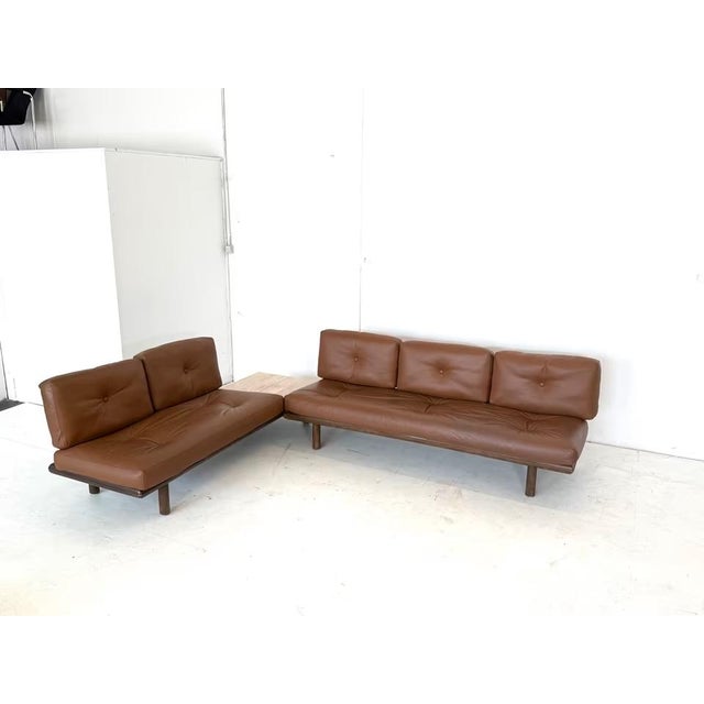 Kill International Leather 6602 + 6603 Sofas by Franz Köttgen for Kill International, 1970s, Set of 2 For Sale - Image 4 of 18