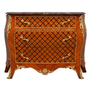 Louis XV Style Chest of Drawers from Fine Art & Co, 1970s For Sale