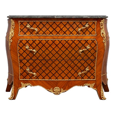 Louis XV Style Chest of Drawers from Fine Art & Co, 1970s For Sale
