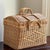 Offering a beautiful natural wicker carrying case/basket. Great for displays or a variety of uses, including as a picnic...