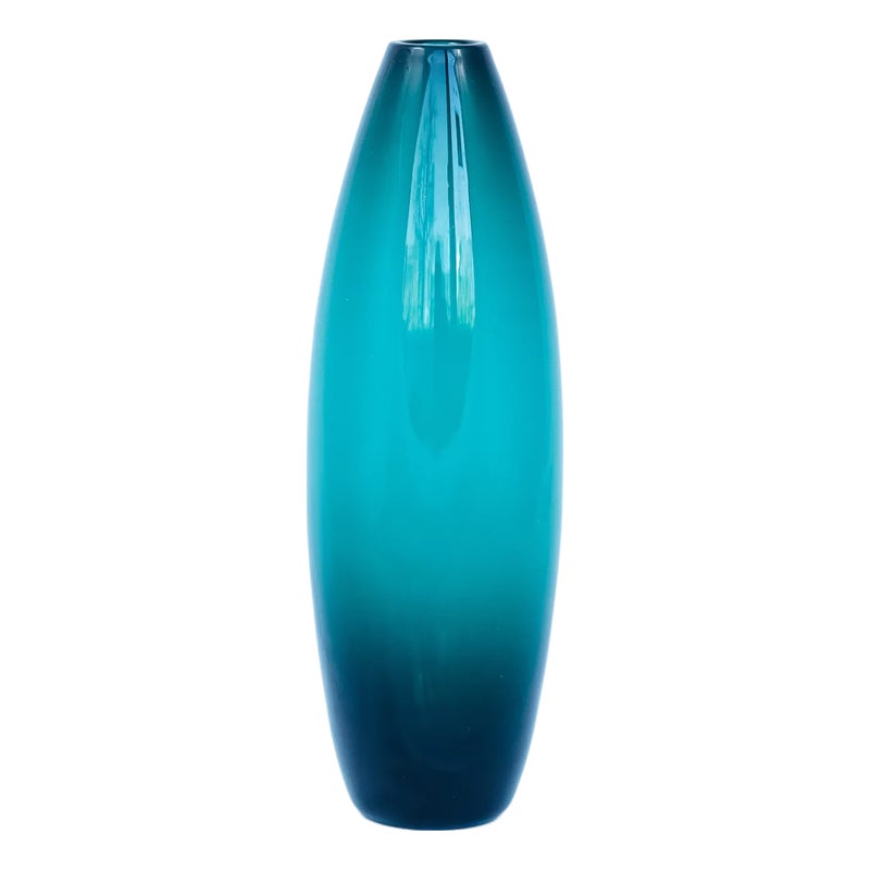 Hand-blown Greenland Torpedo Vase By Per Lütken For Holmegaard, Denmark, 1960s