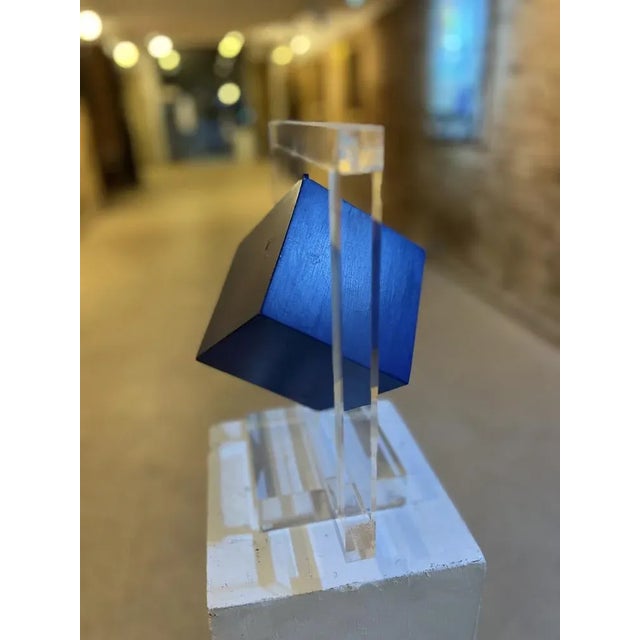 Blue Pere Aragay, Untitled, 2022, Plastic & Wood Sculpture For Sale - Image 8 of 11