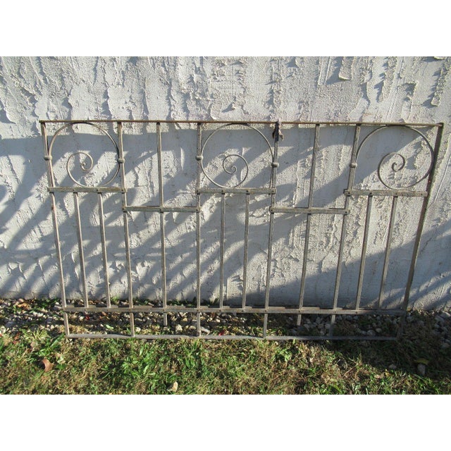 Antique Victorian Iron Gate For Sale In Philadelphia - Image 6 of 6