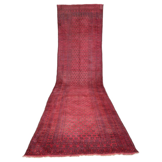 Large Antique Hand-Knotted Tekke Rug, 1890s For Sale