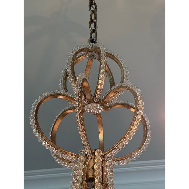 Traditional Niermann Weeks for Visual Comfort Signature Milan Medium Chandelier in Venetian Gold With Crystal For Sale - Image 3 of 6