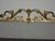 1970s Vintage French Country Brass W Mesh Three Panel Fireplace Screen For Sale - Image 5 of 15