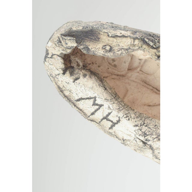 1970s European Studio Potter Stoneware Sculpture with Horn-Like Form, 1970s For Sale - Image 5 of 6
