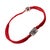 Modern Men's Sterling Silver Evil Eye Charm Red Rope Hope Bracelet For Sale - Image 3 of 9
