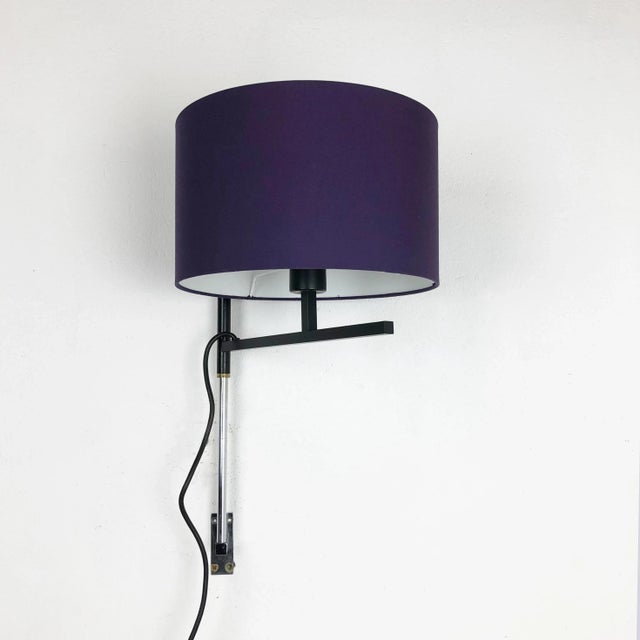 Minimalist Adjustable Metal Wall Light, 1960s For Sale - Image 17 of 18