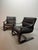 Set of two iconic Kroken lounge chairs designed by Åke Fribytter for Nelo Möbel in the 1970s. Featuring bentwood frames...