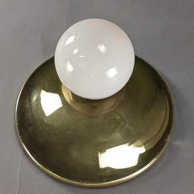 Vintage Golden Wall Lamps, 1960s, Set of 2 For Sale - Image 5 of 7