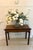 Antique Georgian Chippendale Mahogany Serpentine Console Card Table, 1770s For Sale - Image 3 of 12