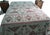 1970s Pendleton Southwest Rock Art Petroglyph Wool Bedspread King Earth Tone Small Holes For Sale - Image 5 of 14