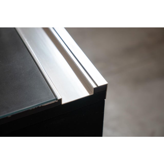 Glass Desk for Mariani by Guido Faleschini, 1970s For Sale - Image 7 of 16