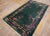 1920s 1920s Green Bamboo Floral Antique Chinese Art Deco Rug 4'2" X 7' Knotted Wool Carpet For Sale - Image 5 of 15