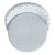 Wood Tobias 24.5 in. Seat Height Outdoor Rattan and Metal Low Back Counter Stool, White/Sky Blue Dot / Natural Rattan Frame For Sale - Image 7 of 8