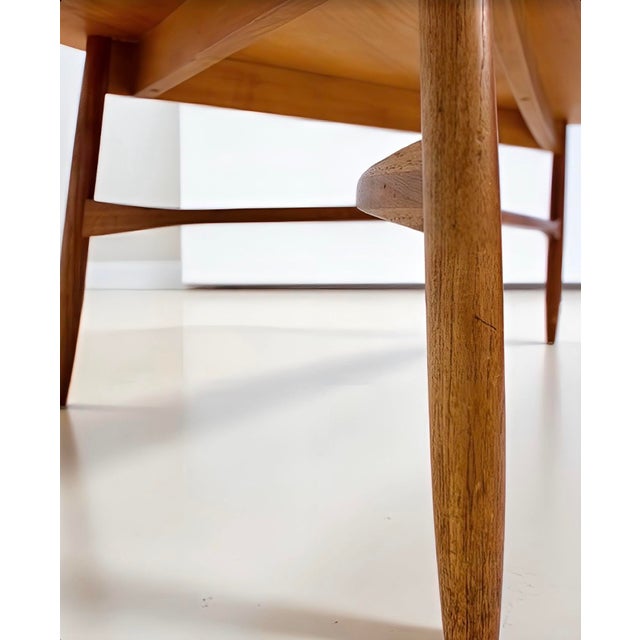 Mid-Century Scandinavian Modern Boomerang Teak Coffee Table by Svante Skogh for Laauser, 1950s For Sale - Image 6 of 12