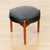 Danish Modern Teak Round Vanity Stool For Sale - Image 4 of 5