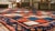 Textile 1930s Multicolor Checks Tribal Antique Persian Gabbeh Rug 6'8" X 10'2" Handknotted Wool Carpet For Sale - Image 7 of 9