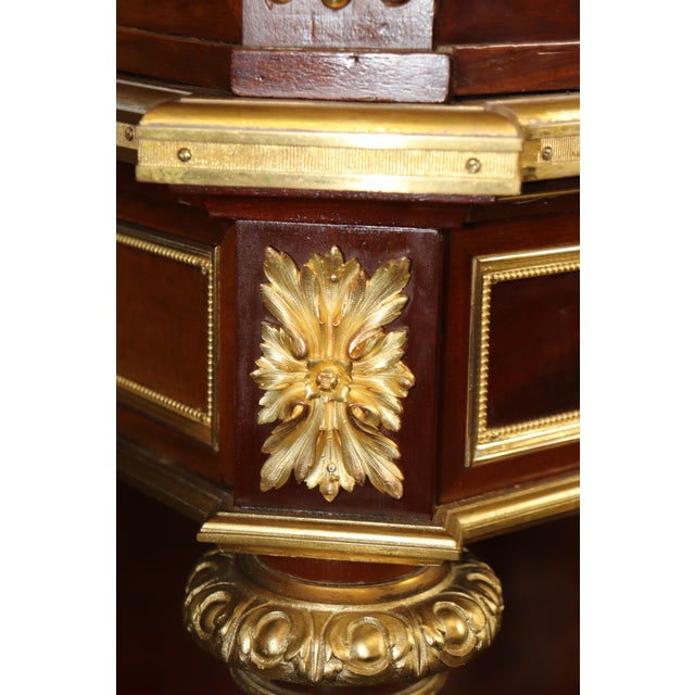 French Louis XVI Bronze Mounted Vernis Martin Secretary Desk by Henri Picard For Sale - Image 17 of 17