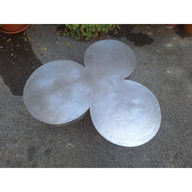 Vintage Sculpture Table in Aluminum by Maurizio Mori, 1980s For Sale - Image 16 of 18