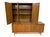 Mid-Century Modern Walnut & Cane 2-Piece Tambour Hutch For Sale - Image 4 of 10