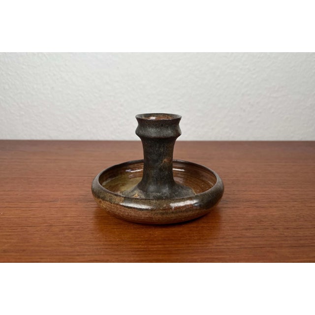 Mid-Century Modern German Studio Pottery Candleholder by Luise Duncker, 1960s For Sale - Image 11 of 18