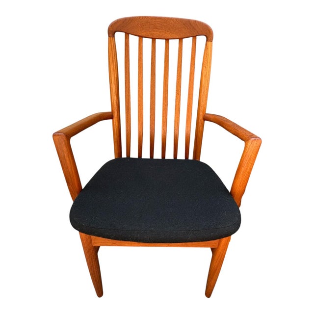 Set of Six Benny Linden Danish Modern Teak Dining Chairs For Sale In Tampa - Image 6 of 11