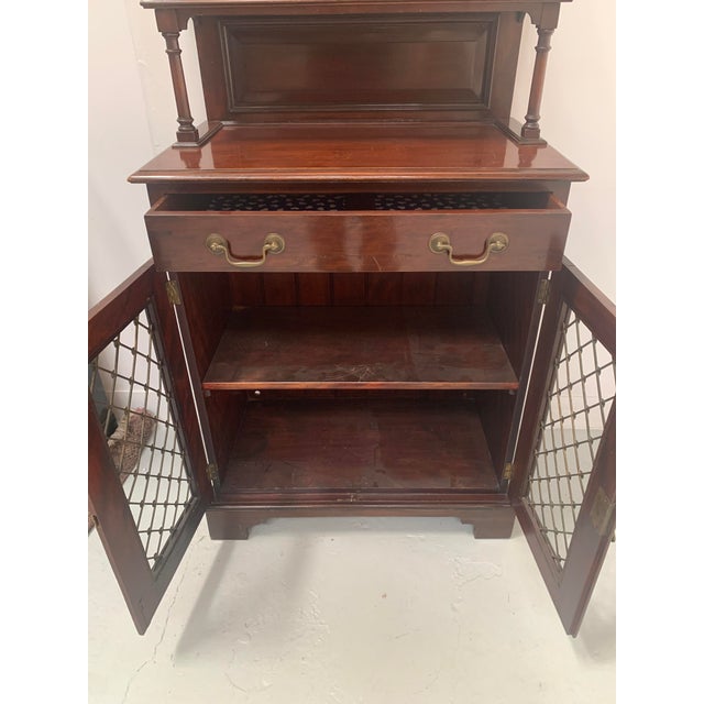 Empire Style Mahogany Cupboard For Sale - Image 11 of 12