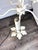 Shabby Chic Early 20th Century White 4-Light Tole Chandelier For Sale - Image 3 of 6