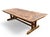 Farmhouse Reclaimed Wood Trestle Table With Breadboard - 60 For Sale In Columbia, SC - Image 6 of 8
