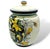 1970s 1970s Italian Ceramic Rosmarino Spice Herb Canister Jar Lidded Hand Painted Lemons Euc For Sale - Image 5 of 11
