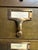 Vintage Gaylord Bros. 60-Drawer Library Card Catalog Cabinet With 3 Pull-Out Shelves For Sale - Image 4 of 12