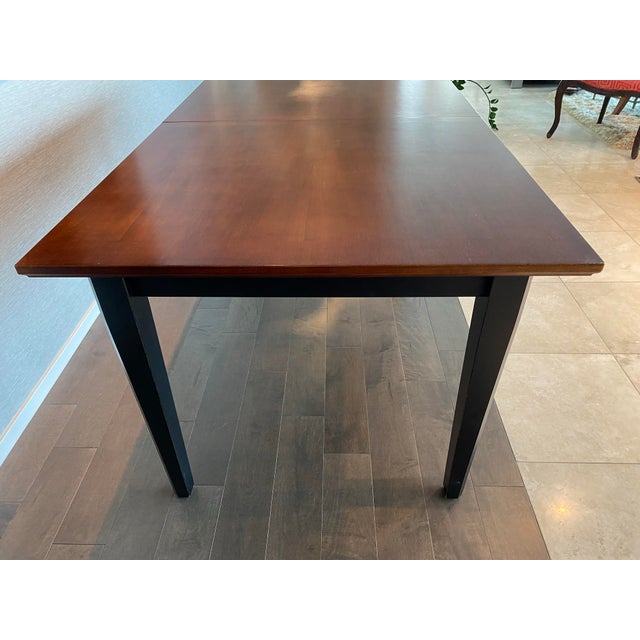 Crate & Barrel Extending Dining Table | Chairish